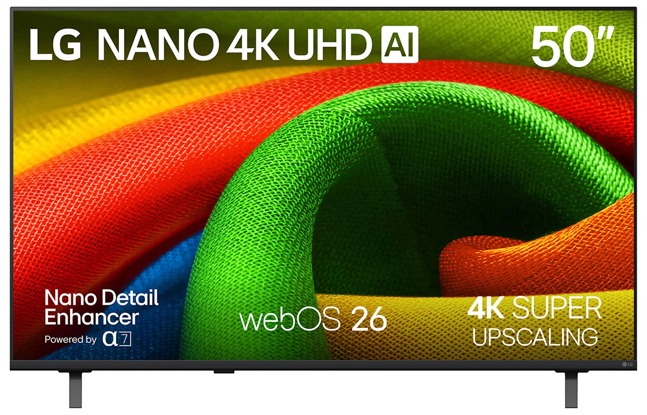 LG AI NU70 Series 50-Inch Nano 4K UHD Smart TV