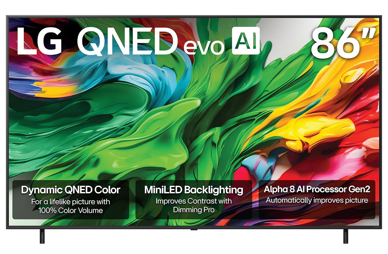 LG QNED85A Series TV 86-Inch 4K Smart with evo AI - 86QNED85