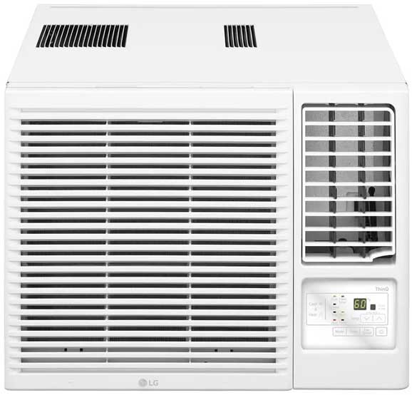 LG Window Air Conditioner Cooling Heating 7600 BTU in White 539$