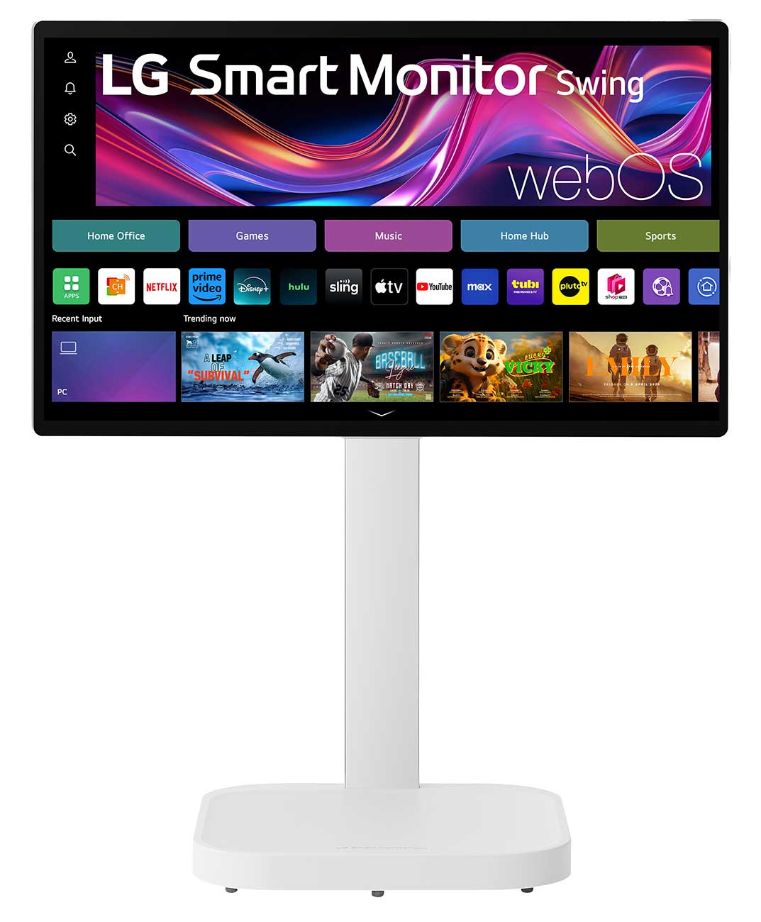 yuho  LG Smart Monitor Swing スマートモニター 移動式4Kスマートモニター「LG Smart Monitor Swing」、8月28日