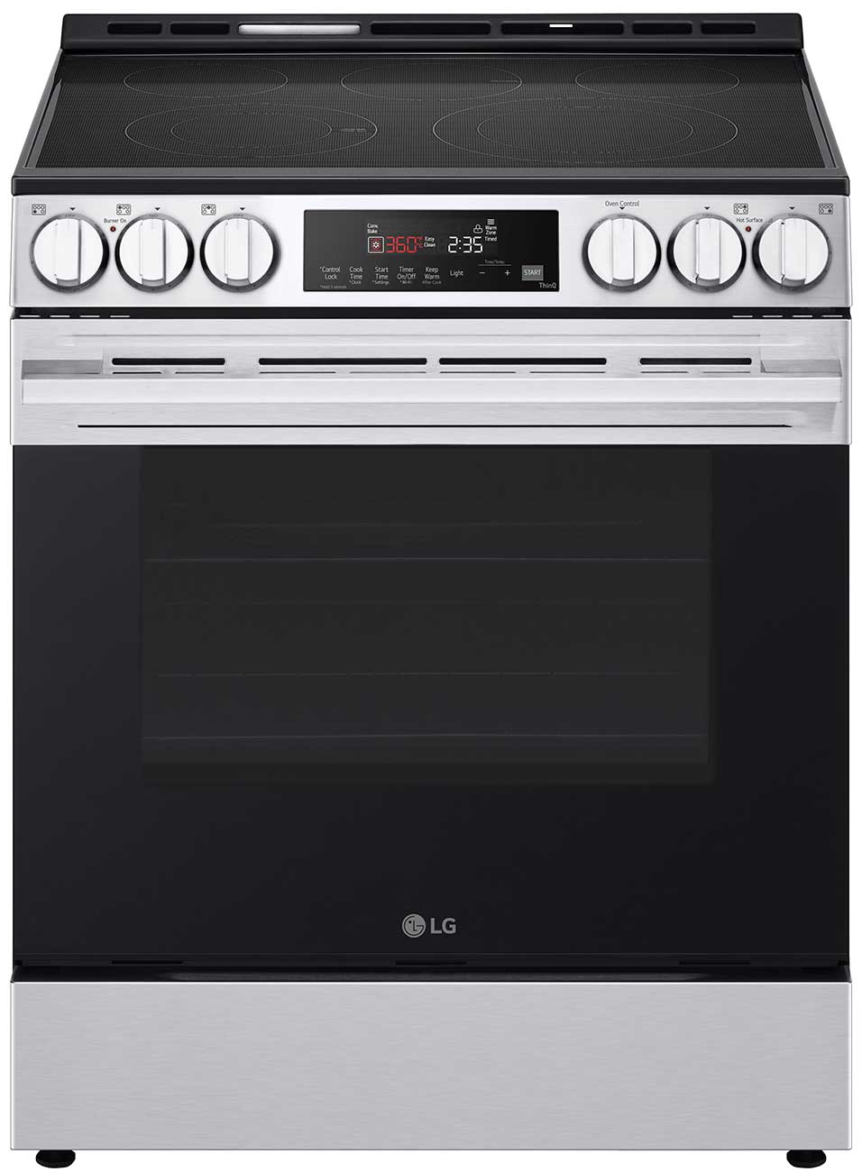 LG 6.3 Cu. Ft. Electric Slide-in Range with Air Fry and EasyClean in PrintProof Stainless Steel