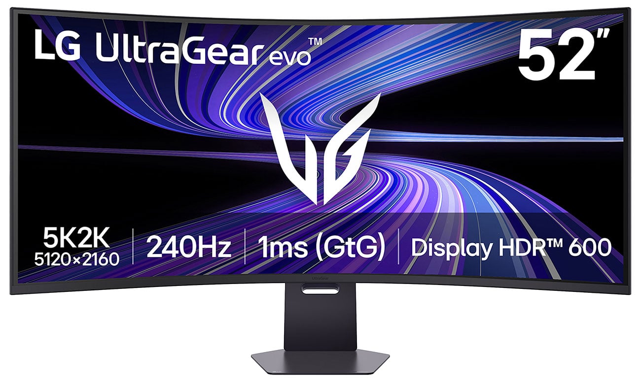 LG UltraGear evo 52-Inch Curved Gaming Monitor 5K2K - 52G930B-B