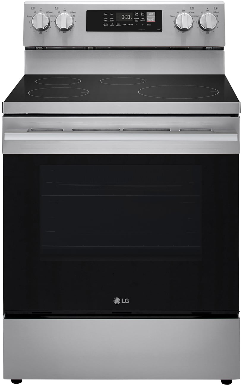LG 6.3 Cu. Ft. Induction Range with ProBake Convection and Air Fry 30-Inch Wide in Stainless Steel