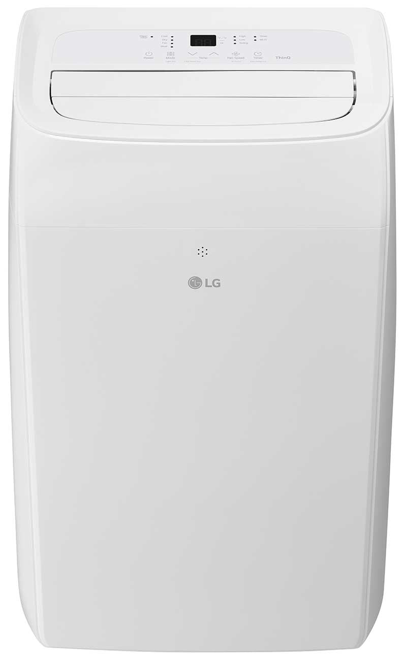 LG 10200 BTU SACC 14000 BTU ASHRAE Portable Air Conditioner Cooling Heating 115V in White 529$