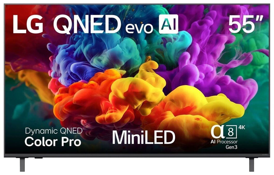 LG QNED evo AI QNED84B Mini LED 4K 55Inch Smart TV
