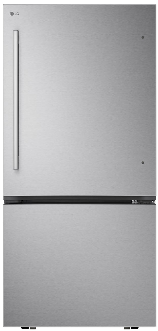 LG 26 Cu. Ft. Bottom Freezer Refrigerator 33-Inch Wide in PrintProof Stainless Steel