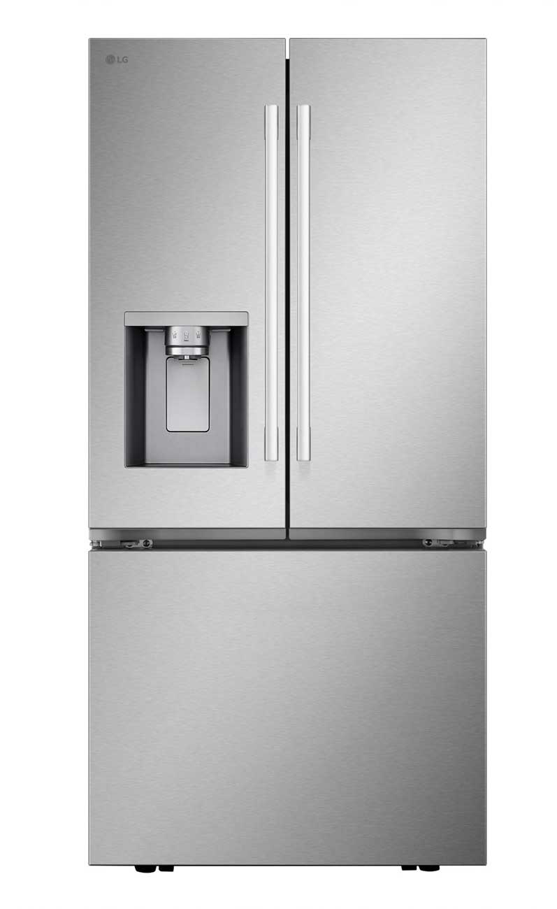 LG 20 Cu. Ft. Counter-Depth MAX French Door Refrigerator 33-Inch Wide in PrintProof Stainless Steel