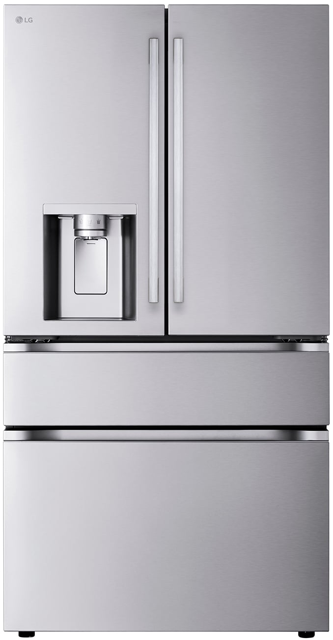 LG 29 Cu. Ft. 4-Door French Door Refrigerator with Full-Convert Drawer 36-Inch Wide in Stainless Steel