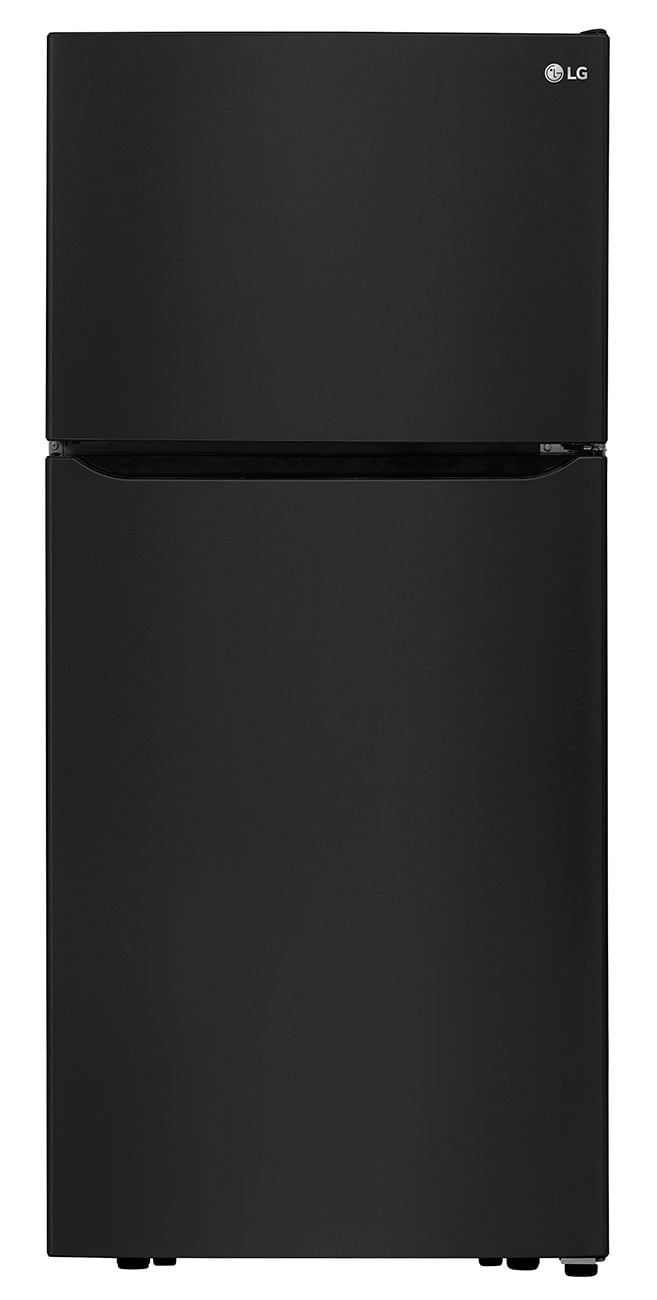 LG 20 Cu. Ft. Top Freezer Refrigerator 30-Inch Wide in Smooth Black