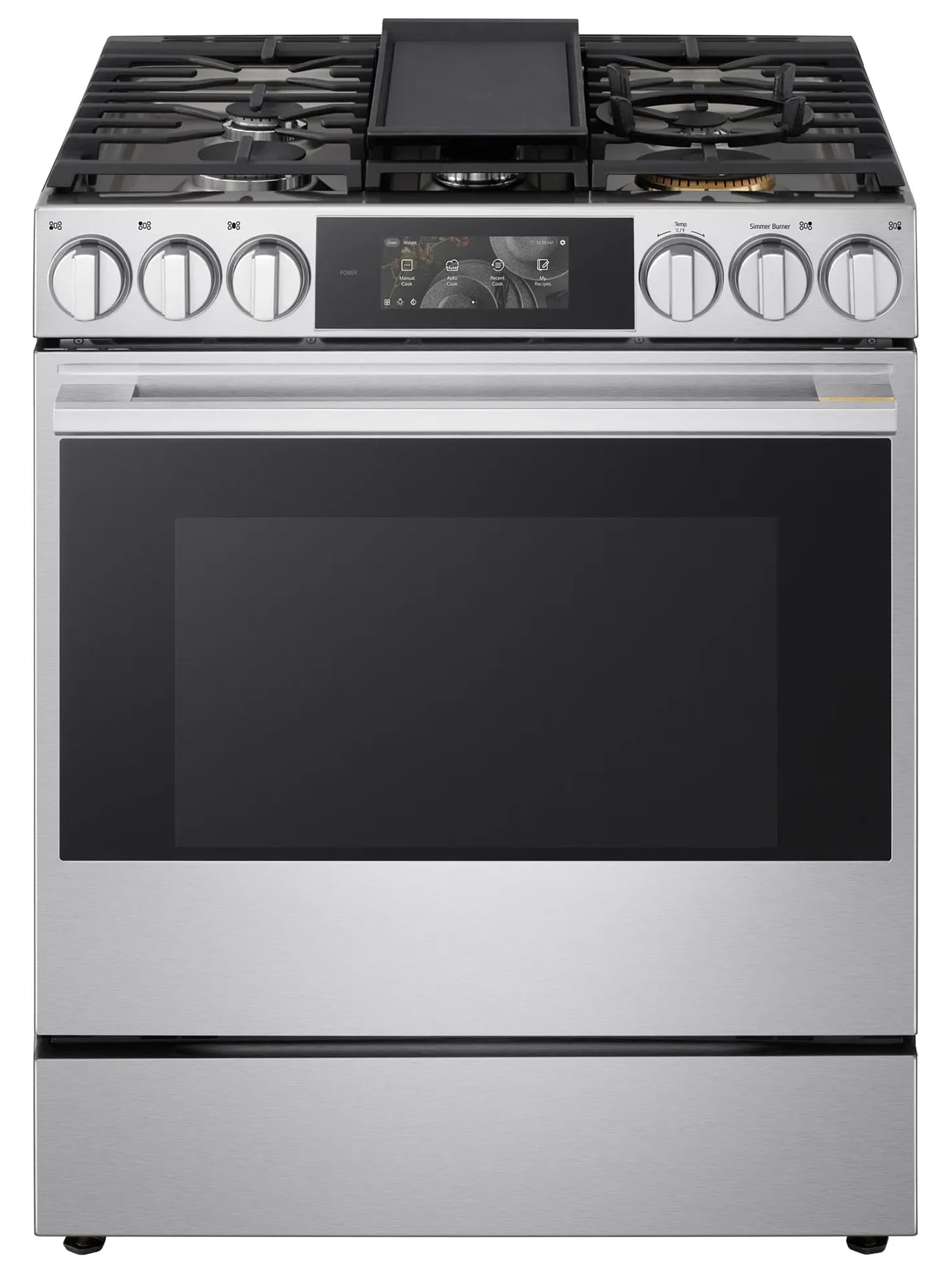 LG Signature 6.3 Cu. Ft. Smart Gas Slide-In Range With Dynamic ProBake Convection, Air Fry, Air Sous Vide, Pizza Mode, & AI Gourment Camera 30-Inch Wi