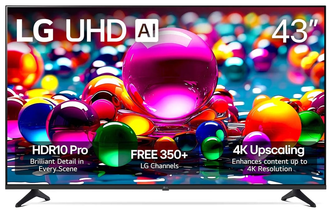 LG UA77A Series 43-Inch UHD AI 4K Smart TV