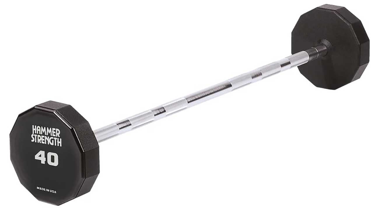Life Fitness Hammer Strength 40lb Straight Barbell HSBB1003