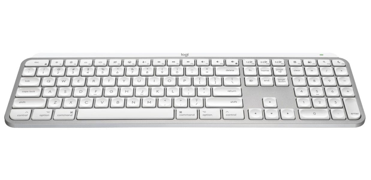 Logitech MX Keys S Wireless Keyboard Mac Pale Gray 920011622
