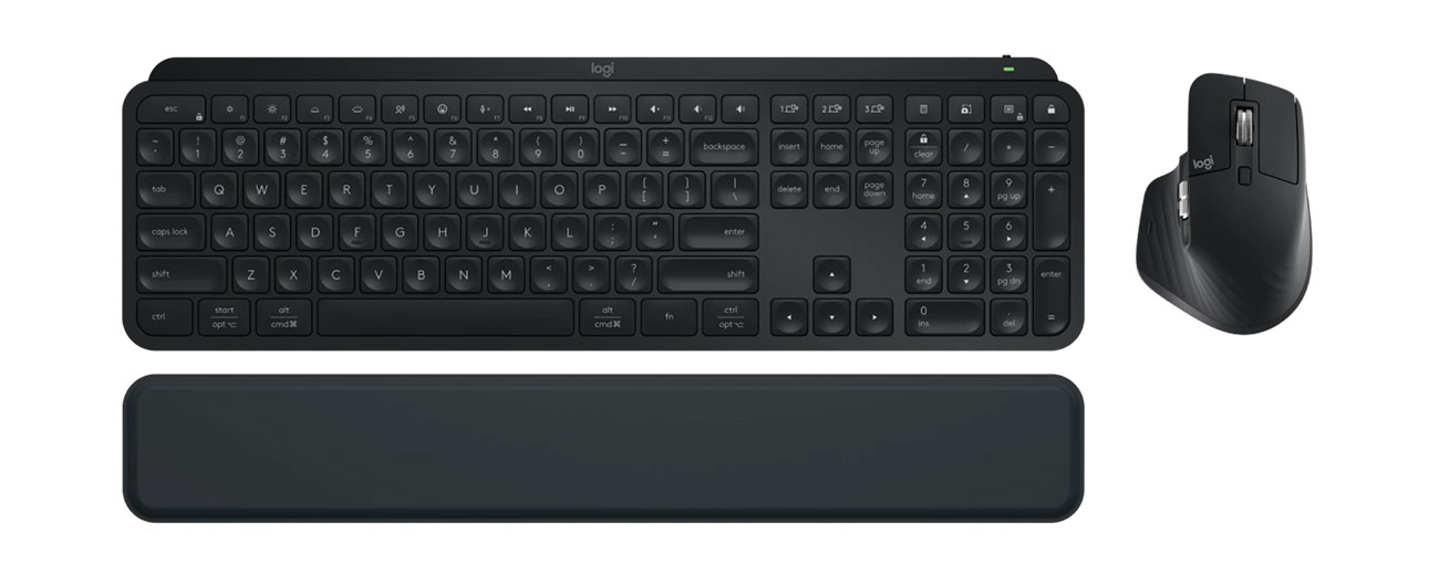 Logitech MX Keys S Keyboard and Mouse Combo in Black - 920-012274