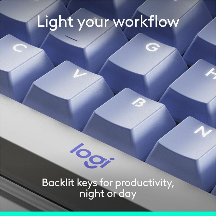 Logitech Alto Keys K98M Wireless Keyboard Lilac - 920-013577