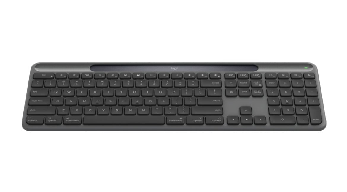 Logitech K980 Solar Plus Wireless Keyboard Mac in Graphite