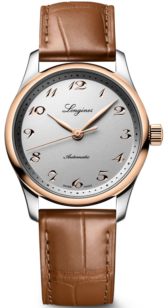Longines Master Collection Watch 34mm with Silver Dial