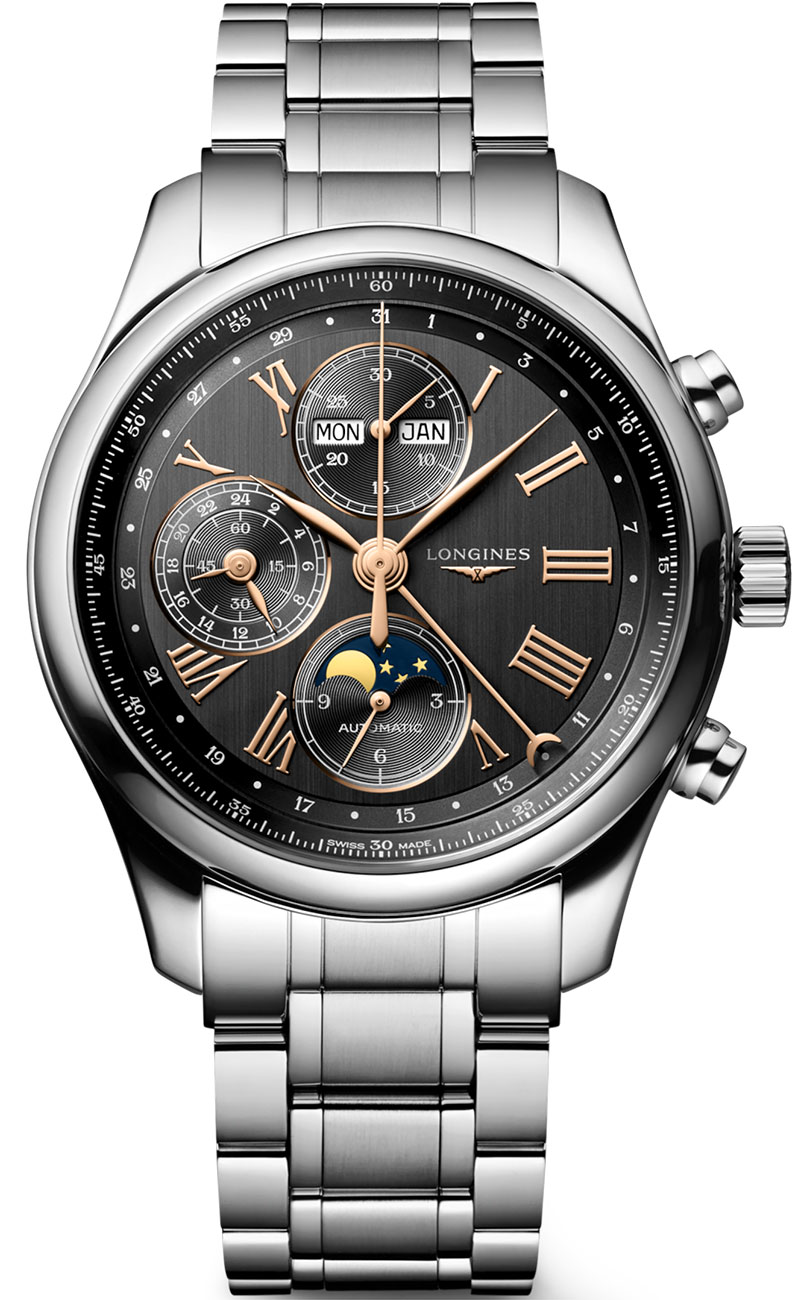Longines Master Chrono Moonphase Watch 42mm - L27734616