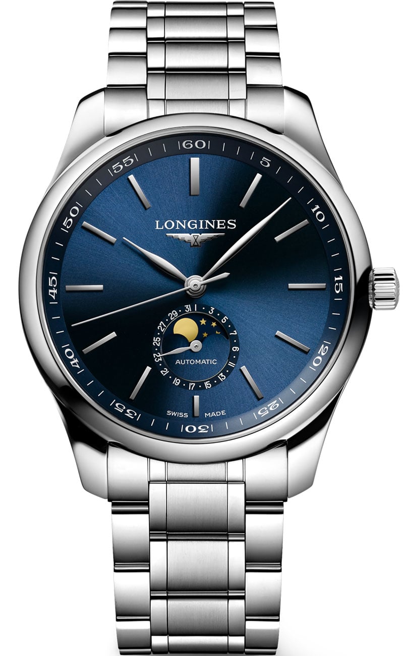 Longines Master Collection Moonphase Automatic Blue Dial Stainless Steel Men's Watch L2.919.4.92.6 L2.919.4.92.6