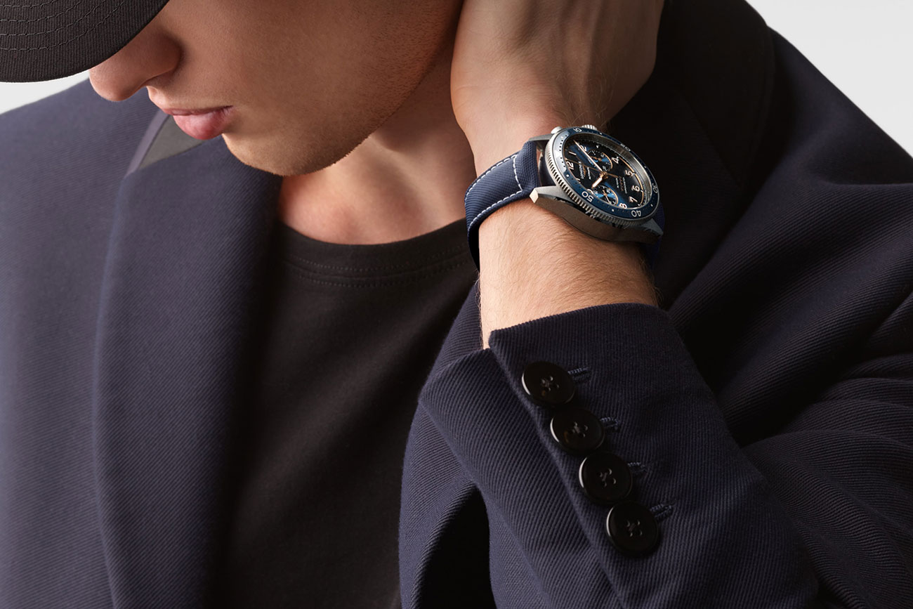 Longines Spirit Flyback 42mm Watch with Blue Dial | Abt