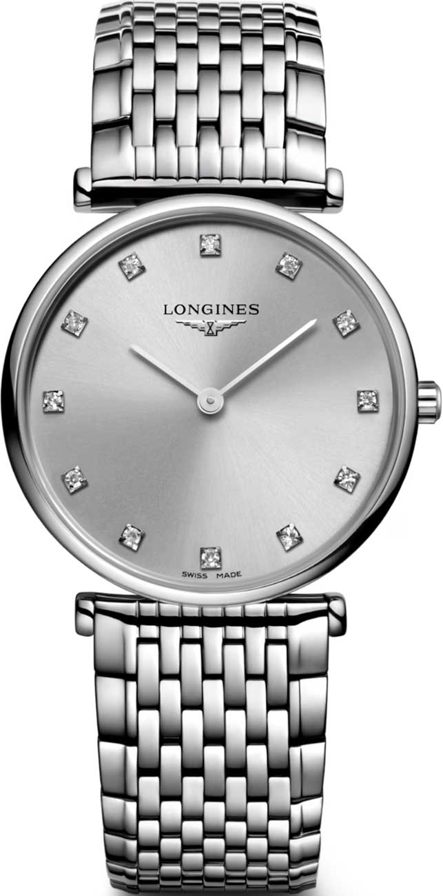 Longines La Grande Classique De Longines Watch 29mm with Gray Dial with Diamond Markers
