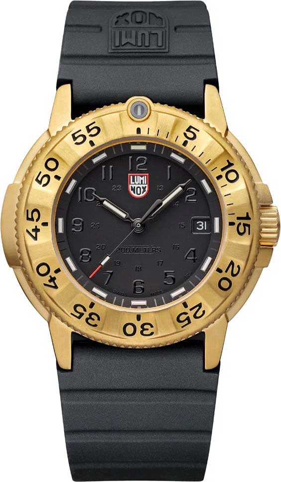 Luminox Navy SEAL Foundation 3220 Watch 43mm with Blackout Dial