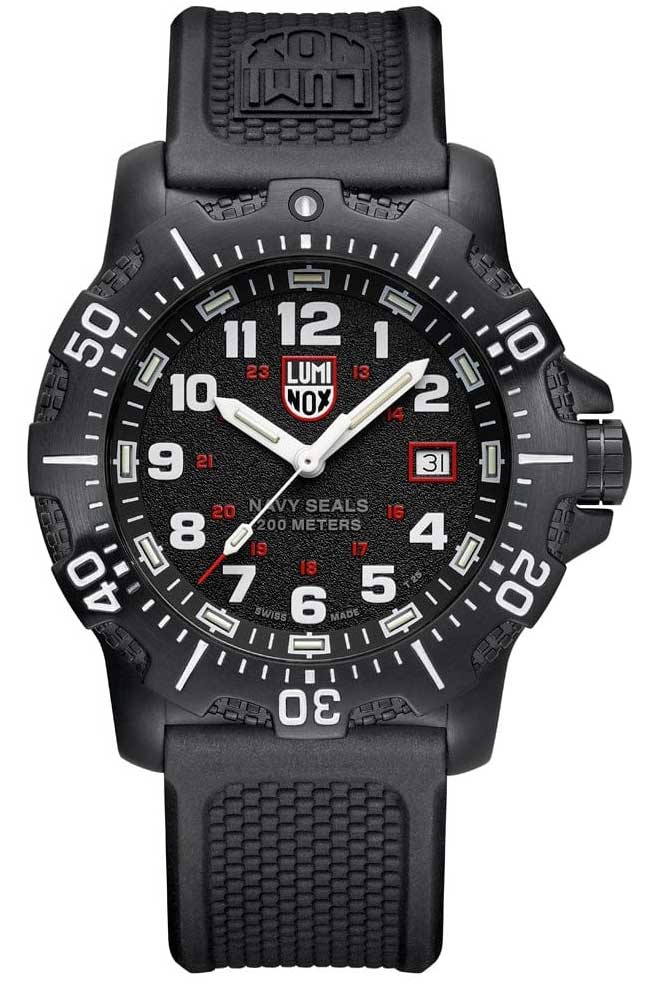 Luminox Navy SEAL 3500 Military Dive Watch 45mm with Black Dial with Extra Strap 895$