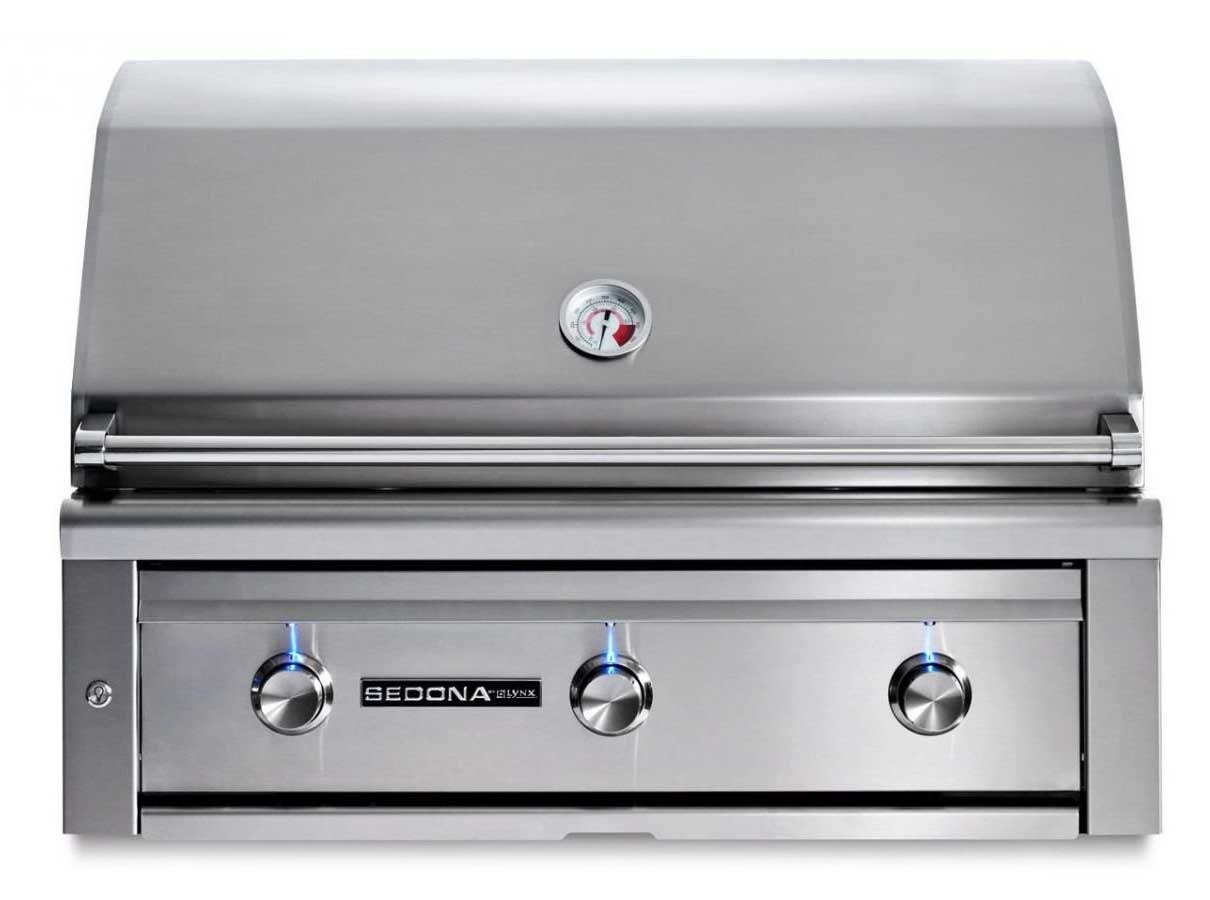 Lynx Sedona Built-In Grill Liquid Propane 36-Inch in Stainless Steel