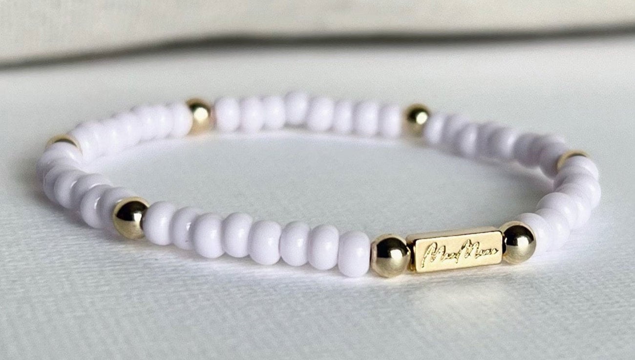 MaeMarie Wraps Blush Bracelet, Size 6.5