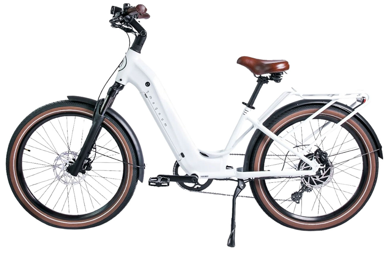 Magnum Wave 500W Electric Bike in Pearl - WAVE-PEARL-48V 15A