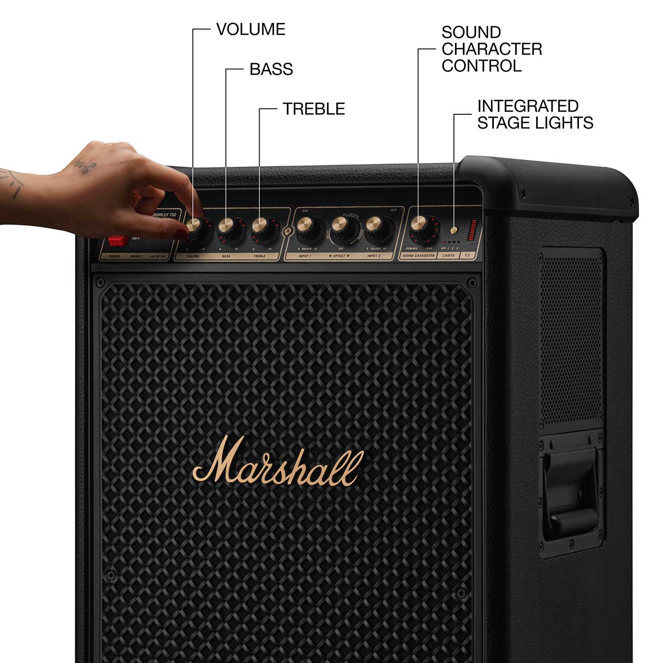 Marshall Bromley 750 Party Portable Wireless Speaker | Abt