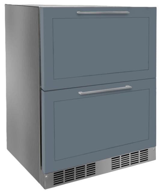 Marvel 5 Cu. Ft. Refrigerator Drawers 24-Inch Wide in Custom Panel