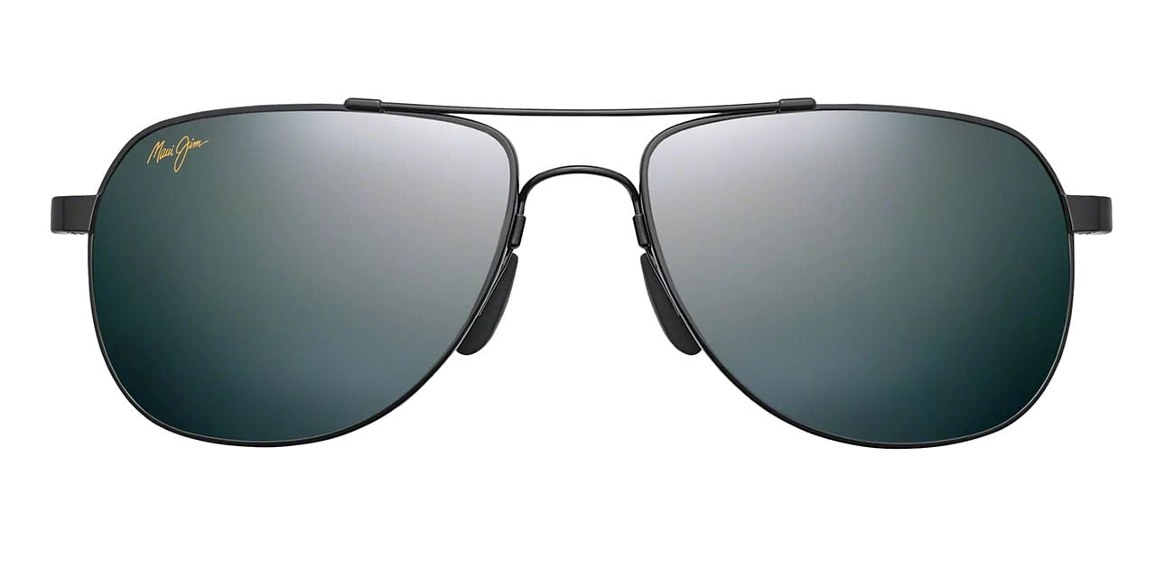 Maui Jim Guardrails Glossy Black Unisex Sunglasses 327-02