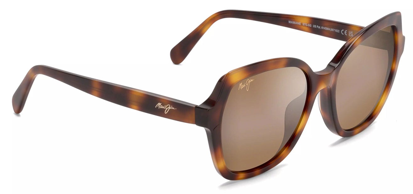 Maui Jim Mamane 55mm Tortoise Polarized Sunglasses