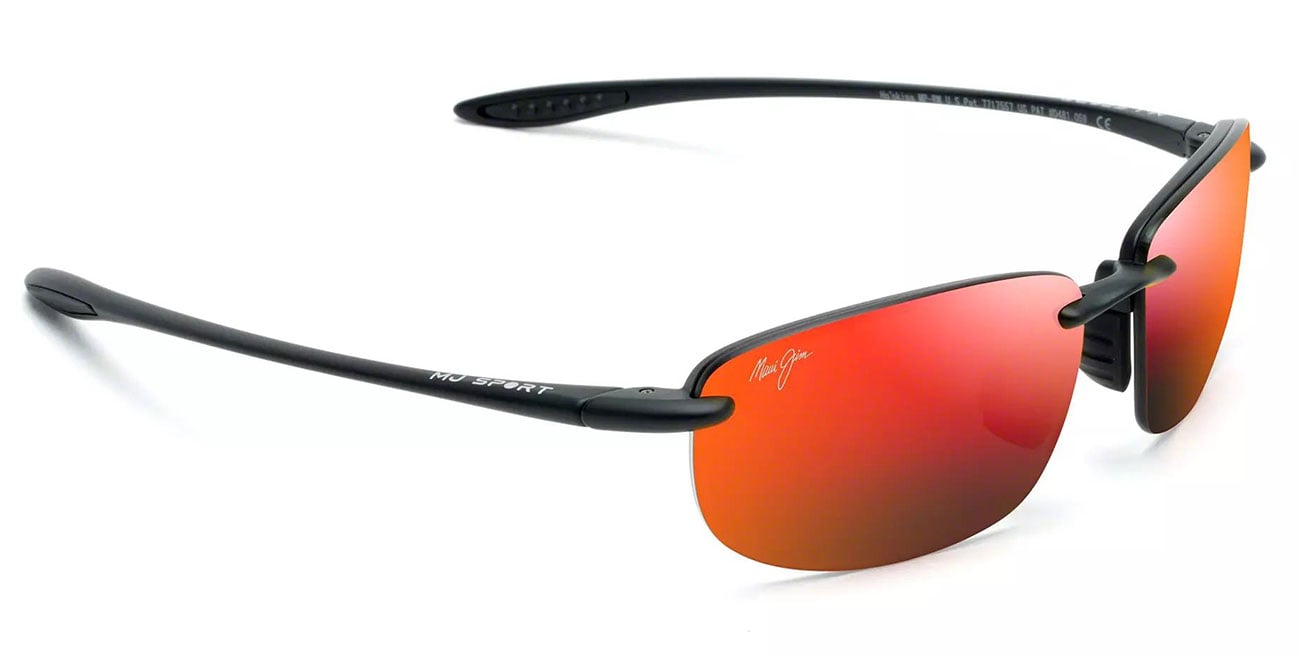 Maui Jim Ho'okipa Polarized 64mm Sunglasses in Black|Red