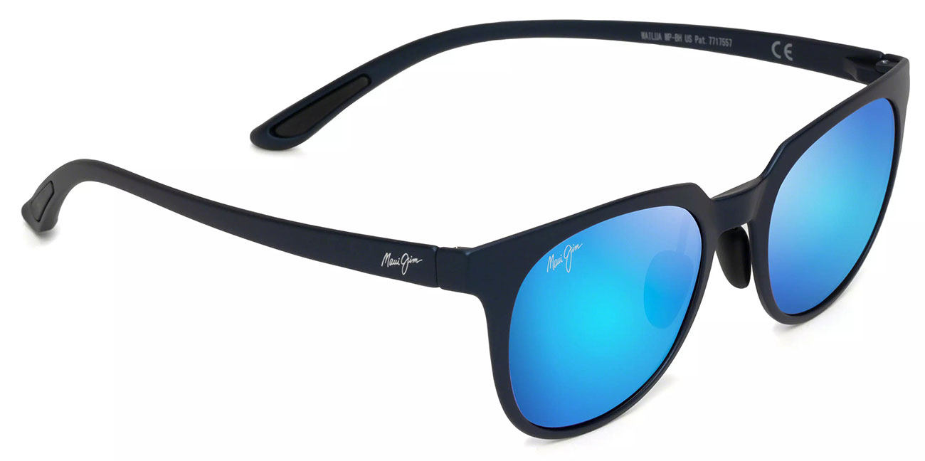 Maui Jim Wailua Polarized Sunglasses Blue 49mm - B454-03