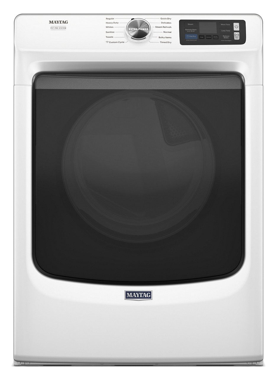 Maytag Pet Pro 7.4 Cu. Ft. Front Load Electric Dryer in White