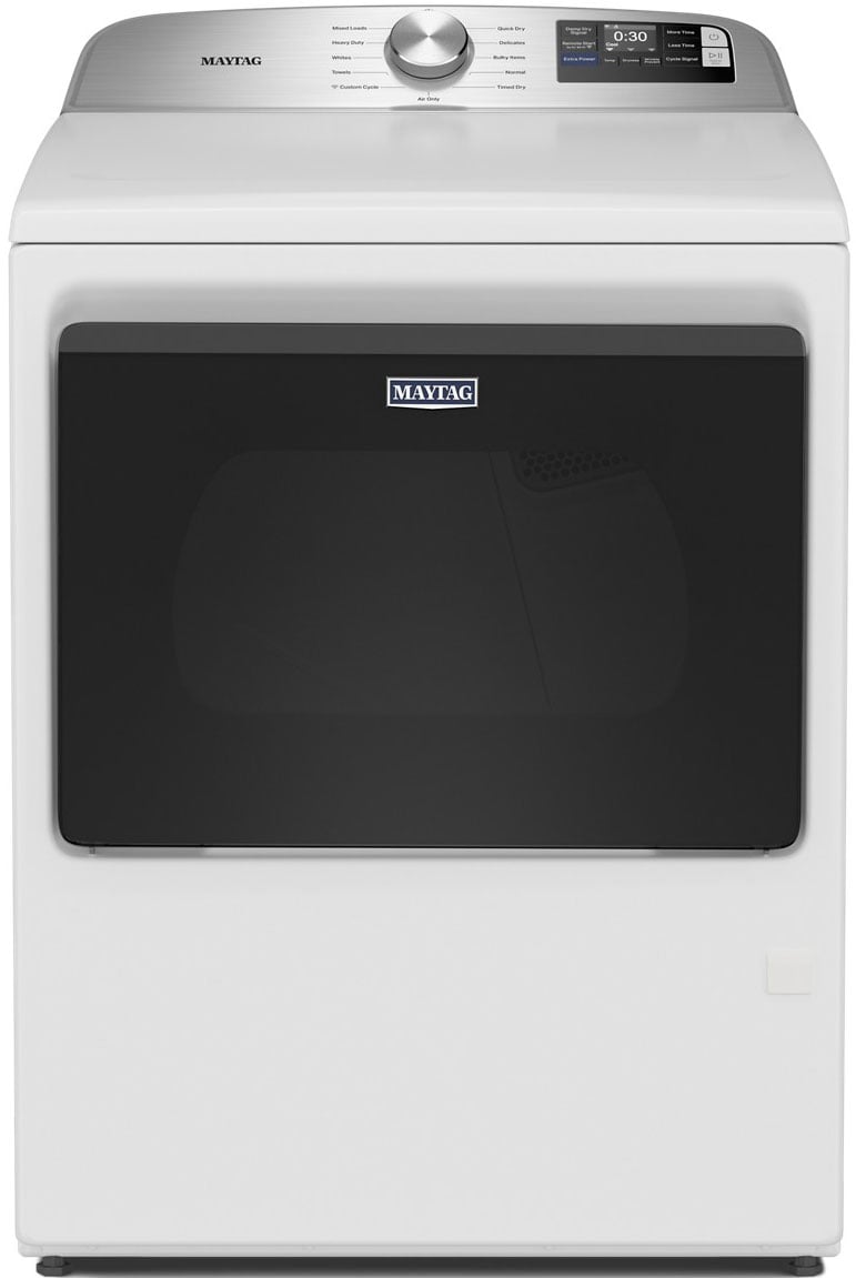 Maytag 7.4 Cu. Ft. Smart Electric Dryer with Extra Power in White