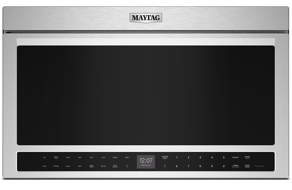 Maytag Microwave 1.1 Cu. Ft. Toaster Combo in Fingerprint Resistant Stainless Steel