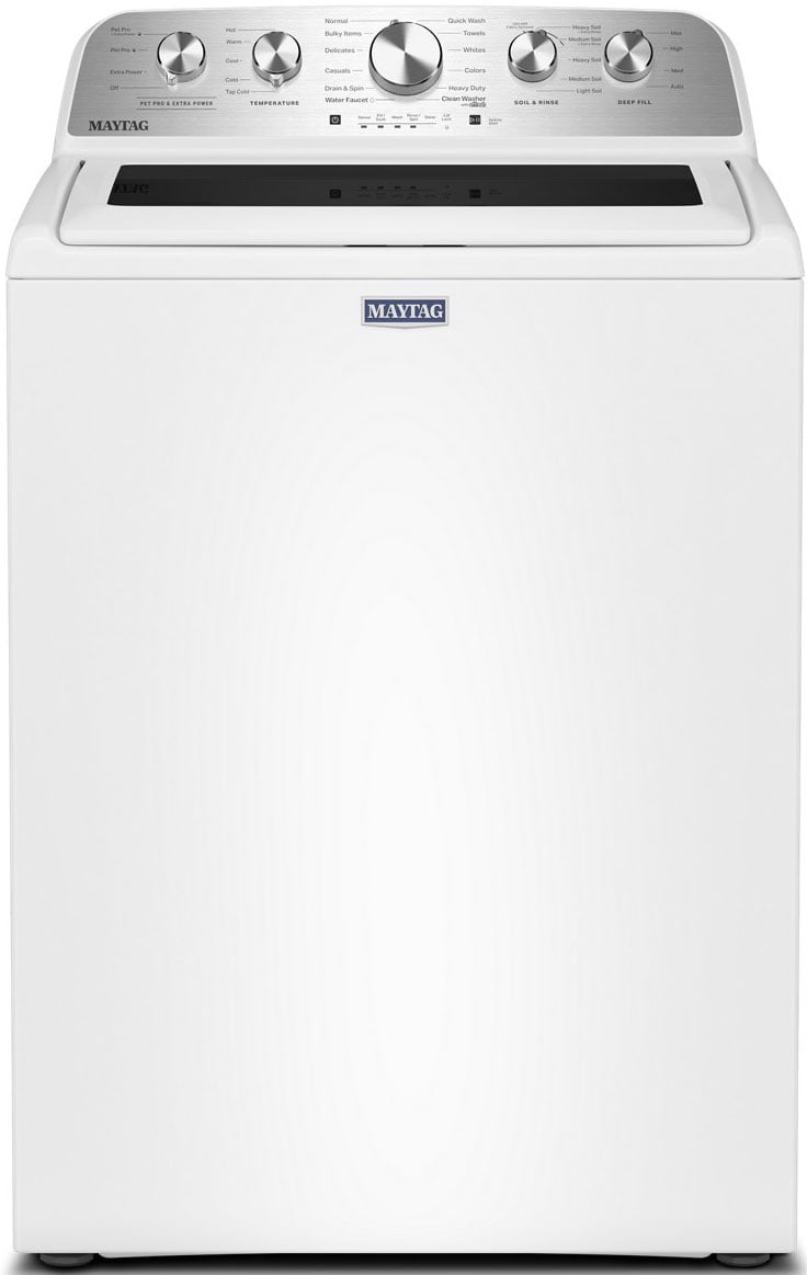 Maytag 4.8 Cu. Ft. Pet Pro Top Load Washer in White