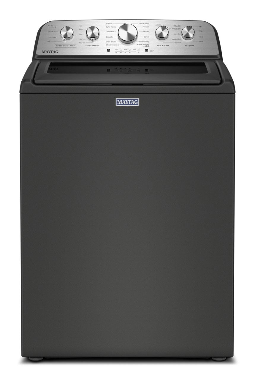 Maytag 4.7 Cu. Ft. Pet Pro Top Load Washer in Black