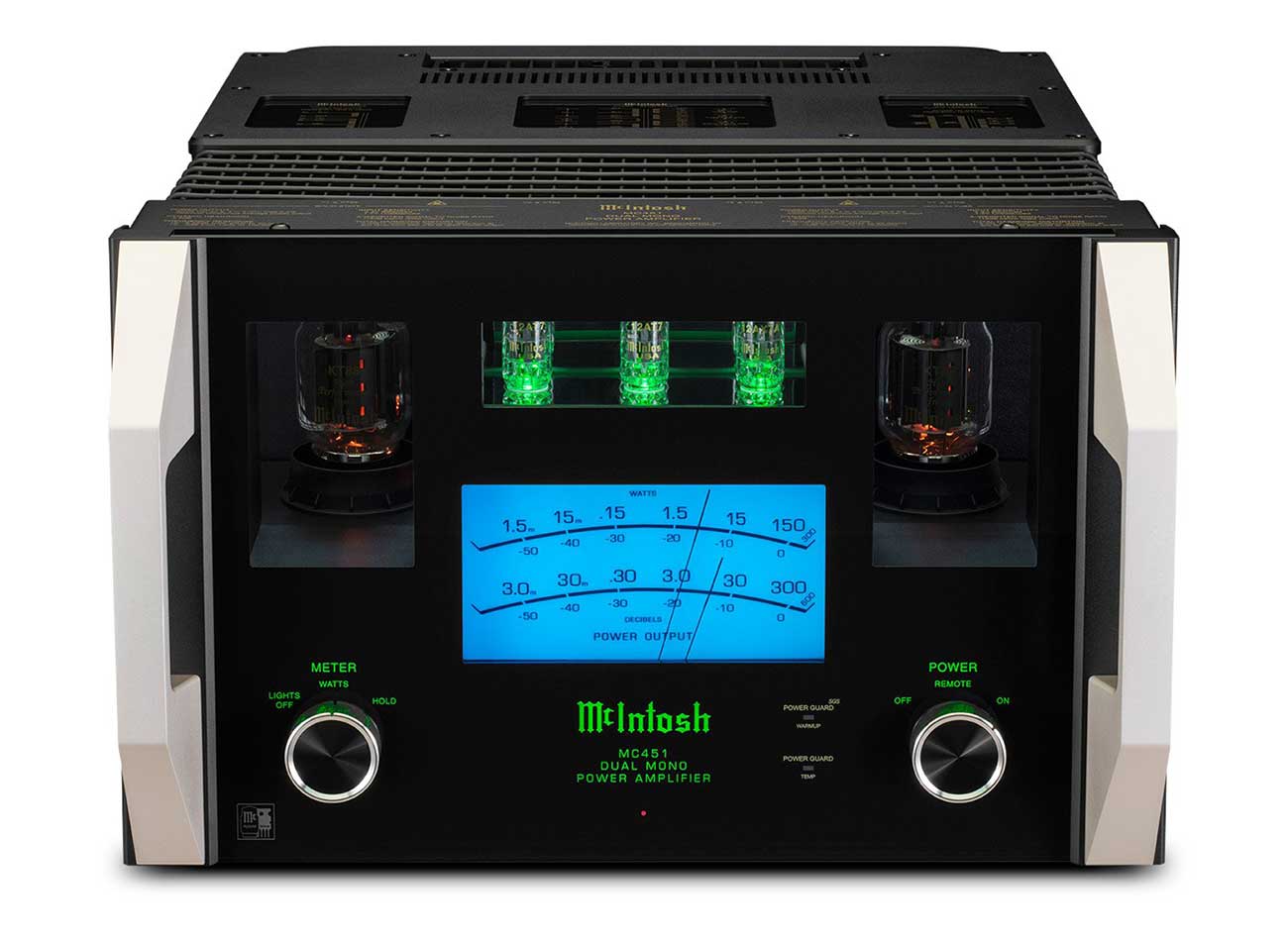 McIntosh Black Dual Mono Power Audio Amplifier Abt