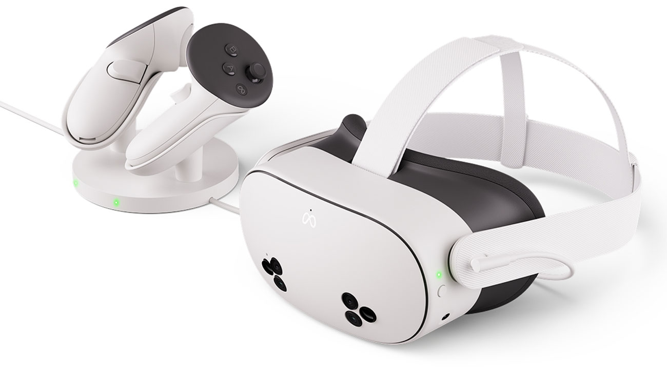 Meta Quest 3 Compact Charging Dock in White Finish - SK-1000009-01