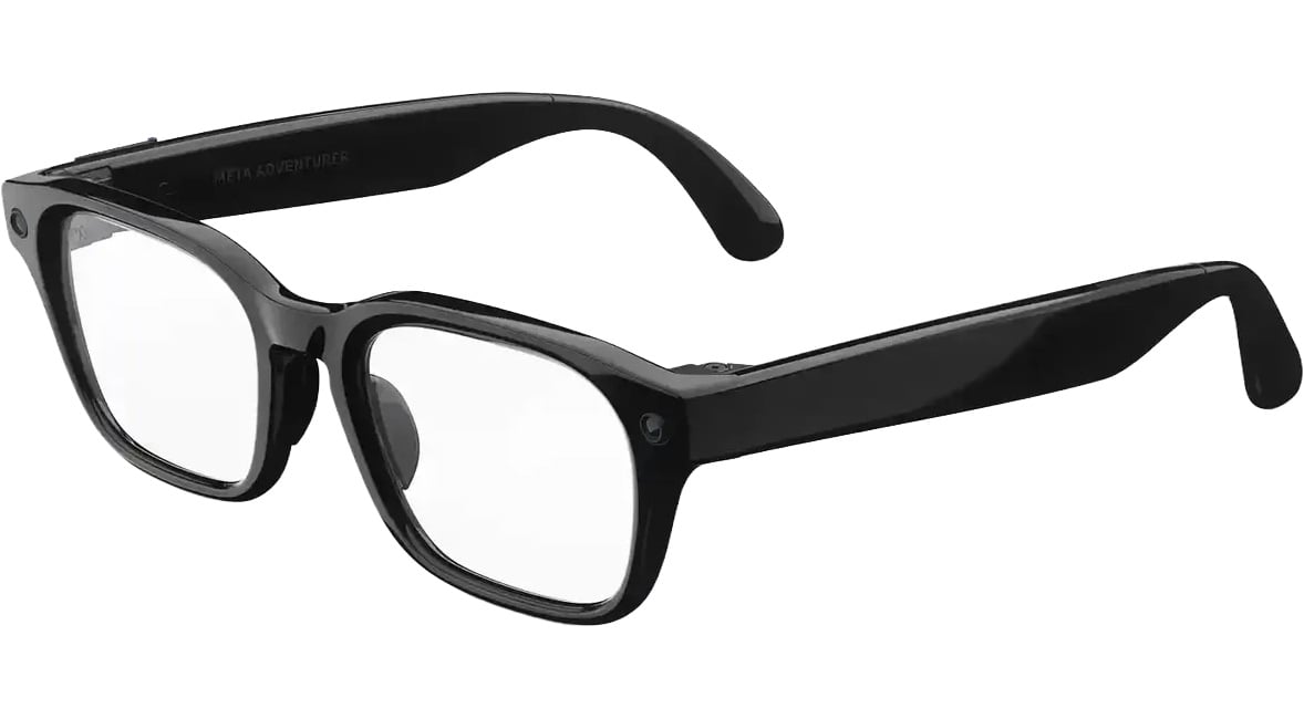 Meta Adventurer Sunglasses 52mm in Classic Black with Clear Lenses
