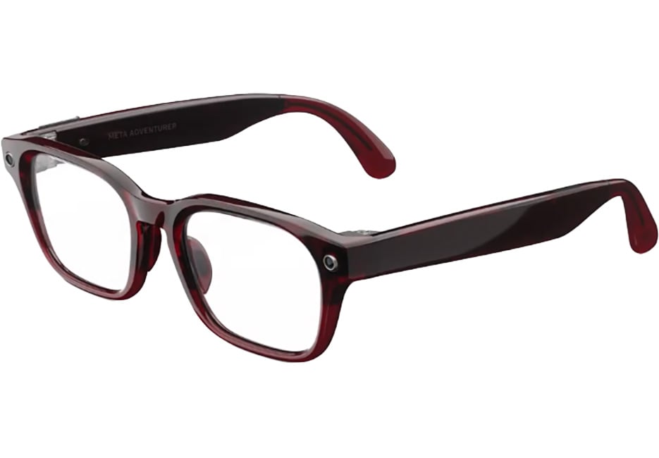 Meta Adventurer Sunglasses 52mm in Merlot with Clear to Ruby Transition Lenses
