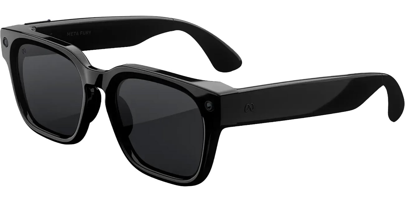 Meta Fury Sunglasses 51mm in Classic Black with Polarized Grey Lenses