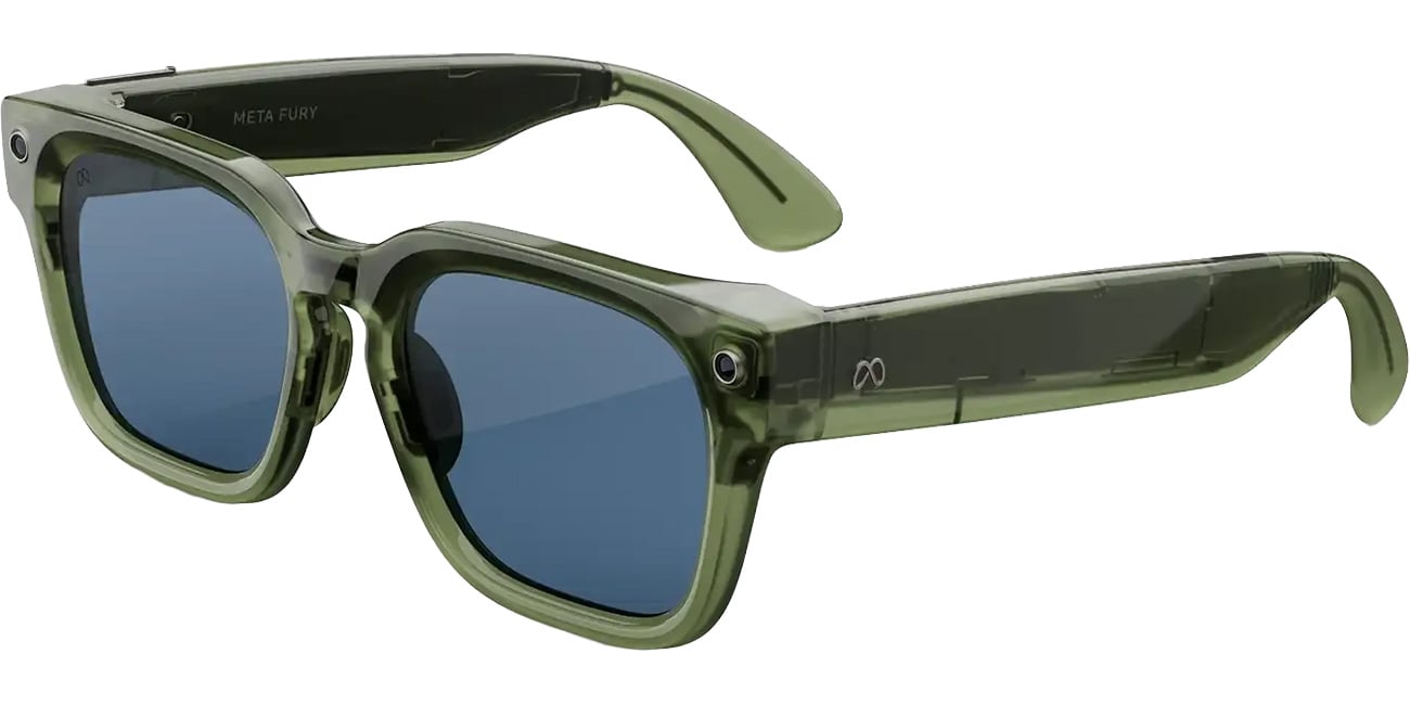Meta Fury Sunglasses Green | Light Blue - 0YM000005-2520B1