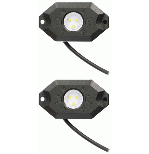 Metra Daytona Rock Lights Universal in White (2 Pack) | Abt