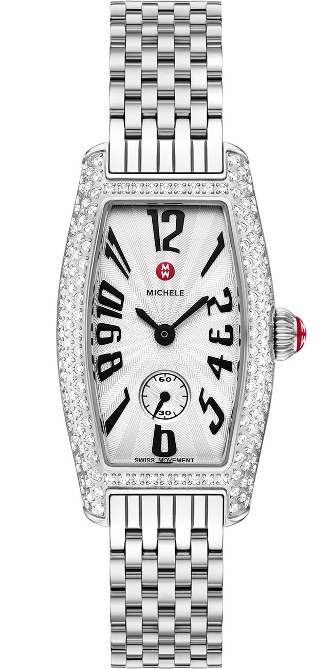 Michele Coquette Special Edition 32mm Diamond SS Watch
