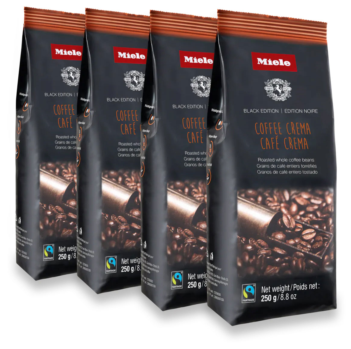 Miele Black Edition Café Crema Coffee Beans (4 Pack) - 12792180